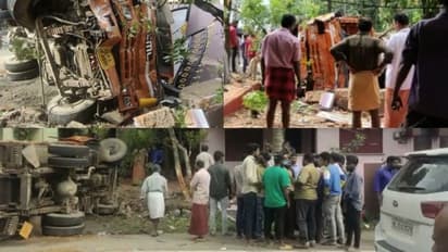 ടിപ്പര്‍ ലോറി ബൈക്കിലിടിച്ച് മൂന്ന് വയസുകാരി മരിച്ചു: ലോറി ഡ്രൈവര്‍ മദ്യലഹരിയിലെന്ന് സംശയം 