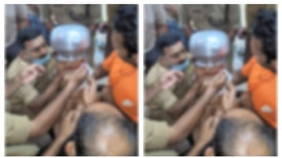 കളിക്കുന്നതിനിടെ പാത്രം തലയില് കുടുങ്ങി; രണ്ടു വയസുകാരന് രക്ഷകരായി അഗ്നിരക്ഷാസേന