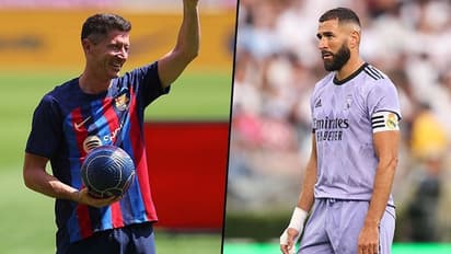 Is Lewandowski thinking about battle against Real Madrid's Benzema? Barcelona's new No.9 responds