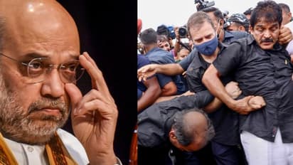 'രാമക്ഷേത്രത്തെ എതിർക്കുന്നതിനാണ് കോണ്ഗ്രസ് സമരം'; അമിത് ഷായുടെ ആരോപണത്തിന് തിരിച്ചടിച്ച് കോണ്ഗ്രസ്