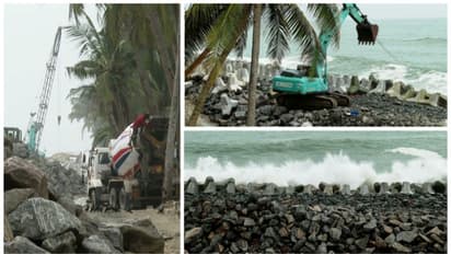 കൊച്ചി ചെല്ലാനത്തിന് ഈ കാലവർഷം ആശ്വാസകാലം; തീരസംരക്ഷണ നിർമ്മാണം അതിവേഗം പുരോഗമിക്കുന്നു