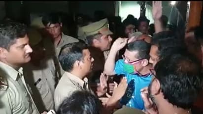 Shrikant Tyagi still on the run; his 'goons' visit Noida housing society