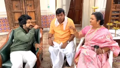 ‘சந்திரமுகி 2’ ஷூட்டிங் முடிந்ததும் வடிவேலு கன்னத்தில் ஓங்கி குத்துவிட்ட ராதிகா! பதறிபோன லாரன்ஸ்- வைரல் வீடியோ