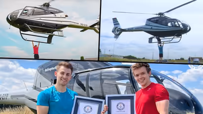 Watch: Man breaks Guinness World Record by accomplishing 25 helicopter pull-ups