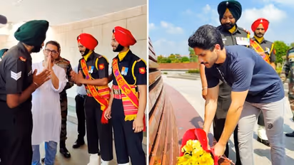 Laal Singh Chaddha: Aamir Khan, Naga Chaitanya visit National War Memorial in Delhi 