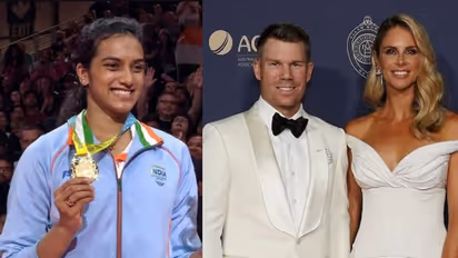 PV Sindhu: పీవీ సింధూను కీర్తిస్తూ పోస్ట్.. మధ్యలో ఎంట్రీ ఇచ్చిన వార్నర్ భార్య...