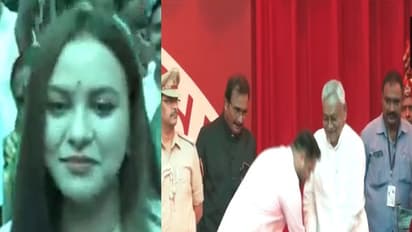 नीतीश का पैर छूकर लिया तेजस्वी ने लिया आशीर्वाद, देखें कैसा था डिप्टी सीएम की पत्नी का रिएक्शन
