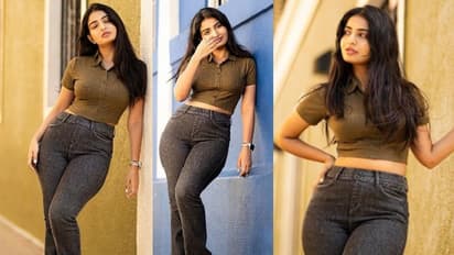 చిట్టి నడుమును వంచుతూ రచ్చ చేస్తున్న తెలుగు హీరోయిన్.. గోడకు వాలి హాట్ పోజులతో కవ్విస్తున్న అనన్య నాగళ్ల.. 