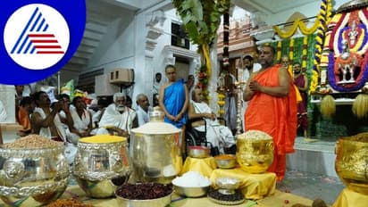 ರಾಯರ 351ನೇ ಆರಾಧನೆಗೆ ವಿದ್ಯುಕ್ತ ಚಾಲನೆ: ವಿದ್ಯುದ್ದೀಪ, ಹೂಗಳ ಅಲಂಕಾರದಿಂದ ಕಂಗೊಳಿಸುತ್ತಿದೆ ಮಂತ್ರಾಲಯ 