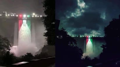 ത്രിവര്‍ണ്ണമായി ഇടുക്കി ചെറുതോണി ഡാം; വര്‍ണ്ണകാഴ്ച