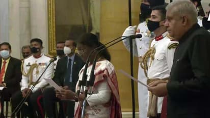 ದೇಶದ 14ನೇ ಉಪ ರಾಷ್ಟ್ರಪತಿಯಾಗಿ ಪ್ರಮಾಣವಚನ ಸ್ವೀಕರಿಸಿದ ಜಗದೀಪ್ ಧನಕರ್