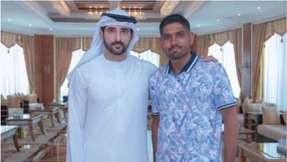 വാക്കുപാലിച്ച് ചേര്‍ത്തുനിര്‍ത്തി ശൈഖ് ഹംദാന്‍; 'വൈറല്‍ ഡെലിവറി ബോയി'യെ കണ്ടു