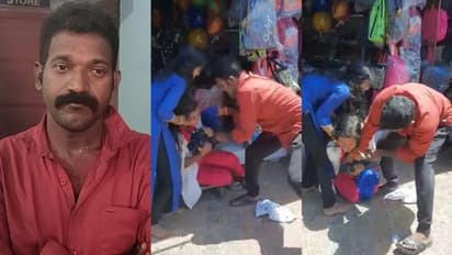 കൊല്ലത്ത് ജനം നോക്കിനിൽക്കെ യുവതിക്ക് ക്രൂര മർദ്ദനം, കഴുത്തിൽ ഷാൾ മുറുക്കി; ഭർത്താവ് അറസ്റ്റിൽ