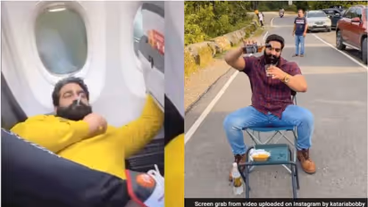 നടുറോഡിൽ കസേരയിട്ട് മദ്യപാനം, വിമാനത്തിൽ പുകവലി; റീൽസ് താരം കുടുങ്ങും