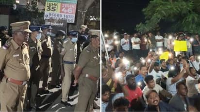 விதியை மீறிய திமுக...! நள்ளிரவில் போராட்டத்தில் குதித்த  பாஜக... குண்டுகட்டாக கைது செய்த போலீஸ் 