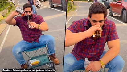 After SpiceJet smoking video, another case against bodybuilder Bobby Kataria for drinking in middle of road