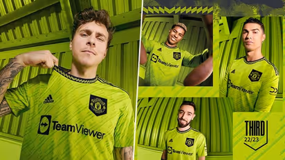 Cristiano Ronaldo part of Man United's third kit launch; fans rate striking green colour