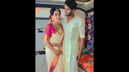 இது எங்க போய்  முடிய போகுதோ..? கேரவனுக்குள் மணக்கோலத்தில் கொஞ்சி குலாவும் அமீர் - பாவனி! பொங்கும் நெட்டிசன்கள்