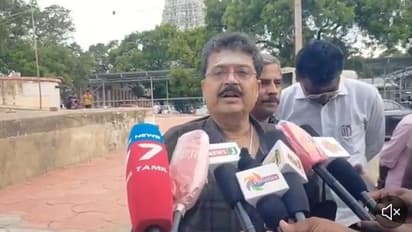 பாஜகவில் எந்த அங்கிகாரமும் இல்ல.. எனக்கு பாதுகாப்பும் இல்ல.. முருகன் கோவில் வாசலில் குமுறிய எஸ்.வி சேகர்.