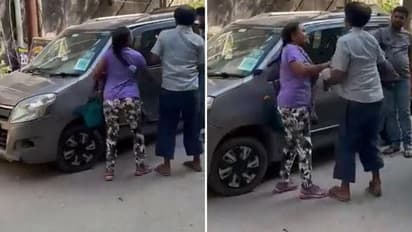 ಕಾರ್‌ಗೆ ತಾಗಿದ ರಿಕ್ಷಾ, ನಡು ರಸ್ತೆಯಲ್ಲೇ 90 ಸೆಕೆಂಡ್‌ನಲ್ಲಿ 17 ಬಾರಿ ಕೆನ್ನೆಗೆ ಬಾರಿಸಿದ ಮಹಿಳೆ!