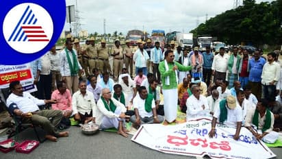 ಎಫ್‌ಆರ್‌ಪಿ ಹೆಚ್ಚಳಕ್ಕೆ ರೈತರಿಂದ ಹೆದ್ದಾರಿ ತಡೆ: ಸರ್ಕಾರದ ವಿರುದ್ಧ ಘೋಷಣೆ