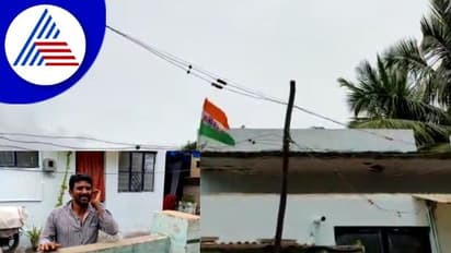 ಧ್ವಜದ ಮಧ್ಯೆ ಜೀಸೆಸ್ ಸ್ಟಿಕ್ಕರ್, ಹಿಂದೂ ಪರ ಕಾರ್ಯಕರ್ತರಿಂದ ಆಕ್ರೋಶ