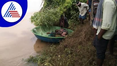 Haveri: ಒಂದು ಕಿಲೋಮೀಟರ್ ನೀರಲ್ಲಿ ತೇಲಿ, ಗಿಡಗಂಟಿ ಹಿಡಿದು ಬದುಕಿತು ಬಡ ಜೀವ