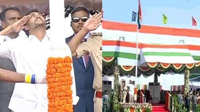 ఏపీలో స్వాతంత్య్ర వేడుకలు.. విజయవాడలో జాతీయ జెండాను ఆవిష్కరించిన సీఎం జగన్