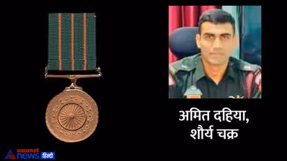अमित दहिया को शौर्य चक्र : कश्मीर में हमला करने आए दो आतंकी मारे, चार साल में ही कैप्टन से मेजर बने