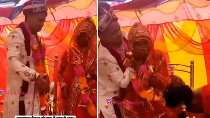 Wedding Video Viral : വിവാഹമണ്ഡപത്തില്‍ വച്ച് വരന്‍റെ കരണത്തടിച്ച് വധു; വൈറലായി വീഡിയോ