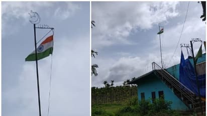 വയനാട് മുസ്ലിം ലീഗിന്‍റെ കൊടിമരത്തിൽ പാർട്ടി ചിഹ്നത്തിന് താഴെ ദേശീയ പതാക കെട്ടിയതായി പരാതി; 4 പേർക്കെതിരെ കേസ്