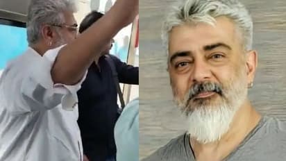 வலிமை நாயகனின் எளிமை... மக்களோடு மக்களாக பேருந்தில் நின்றபடி பயணித்த அஜித் - வைரலாகும் வீடியோ