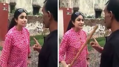 നായയെ ഉപദ്രവിച്ചതിന്റെ പേരിൽ സെക്യൂരിറ്റിക്കാരനെ മർദ്ദിച്ചു, യുവതിക്ക് നേരെ ആരോപണം, വൈറലായി വീഡിയോ