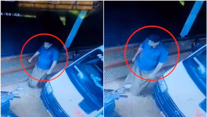 രോഗിയുമായി പോകാൻ തുടങ്ങവെ ടയറിൽ കാറ്റില്ല, പട്ടാപ്പകൽ ആംബുലൻസിന്റെ കാറ്റഴിച്ച് വിട്ടയാളെ കുടുക്കി സിസിടിവി