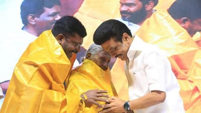 திருமாவளவன் மணி விழா..! சனாதன சங்கத்துவத்தை வீழ்த்தி நமது பயணத்தில் இணைந்து வெற்றி காண்போம்! ஸ்டாலின் வாழ்த்து