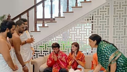 ವಿಜಯ್ ದೇವರಕೊಂಡ ಮನೆಯಲ್ಲಿ ಅನನ್ಯಾ ಪಾಂಡೆ; ವಿಶೇಷ ಪೂಜೆಯಲ್ಲಿ ಲೈಗರ್ ನಟಿ ಭಾಗಿ