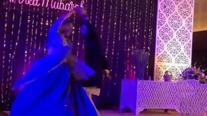 भाई-भाभी ने सेनोरिटा पर बवाल डांस कर मचा दिया धमाल.. स्टेज पर लगा दी 'आग'