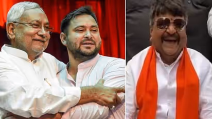 'നിതീഷിന്റെ മുന്നണി മാറ്റം സ്ത്രീകൾ കാമുകൻമാരെ മാറ്റുന്നത് പോലെ', ബിജെപി നേതാവിന്റെ പ്രസംഗം വിവാദത്തിൽ