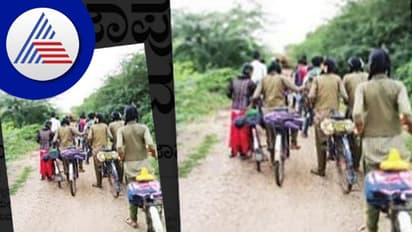 ಹಗರಿಗಜಾಪುರ ವಿದ್ಯಾರ್ಥಿಗಳು ಪ್ರೌಢಶಾಲೆಗೆ ಹೋಗುವುದೇ ಹರಸಾಹಸ