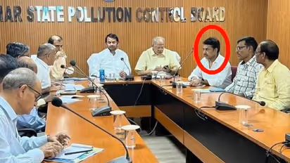 Tej Pratap flouts protocol, Bihar forest minister asks brother-in-law to stay in official meet