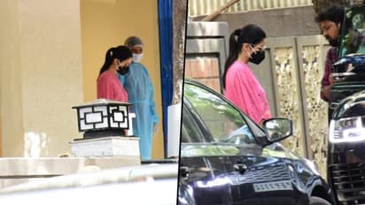 Katrina Kaif, Vicky Kaushal seen outside clinic; netizens say ‘baby loading’