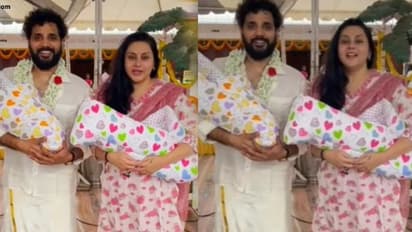 కవల పిల్లలను కన్న హీరోయిన్ నమిత, సంతోషంలో మునిగితేలుతున్న నటి.