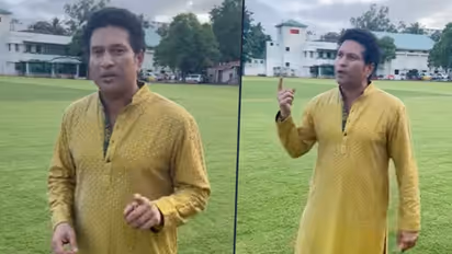 Sachin Tendulkar remembers his early days while visiting PYC Gymkhana in Pune; watch the video