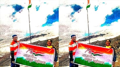 ఐదు పదుల వయసు.. ప్రతికూల వాతావరణం, మౌంట్ ఎల్బ్రస్ను అధిరోహించిన నల్గొండ జంట