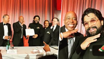 Allu Arjun in New York: Pushpa actor honoured at India Day Parade in New York City, meets Mayor Eric Adams