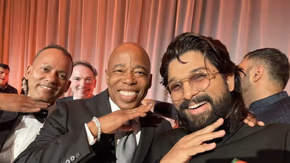 நியூயார்க் நகர மேயரை ‘புஷ்பா’வாக மாற்றிய அல்லு அர்ஜுன் - வேற லெவல் இன்ஸ்டா போஸ்ட் இதோ