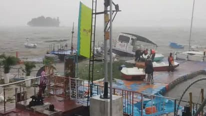 MP में मसूलाधार बारिश: भोपाल के बड़े तालाब में क्रूज डूबी, 10 फोटो में देखिए राज्य में बारिश के कैसे मचाया कहर