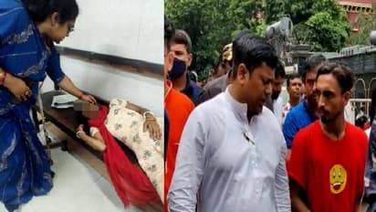 মিডিয়া যেতেই তাণ্ডবস্থল সাফাই! নারকেলডাঙায় বিজেপি কর্মীর গুরুতর আহত স্ত্রীকে দেখতে মেডিকেলে সুকান্ত মজুমদার