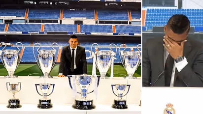 Casemiro breaks down during Real Madrid farewell; Perez wishes him well at 'legendary club' Man United
