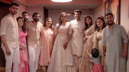 നിര്മ്മാതാവ് വിശാഖ് സുബ്രഹ്മണ്യം വിവാഹിതനാവുന്നു; നിശ്ചയത്തിന് കുടുംബസമേതം എത്തി 'ഹൃദയം' ടീം